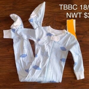 The Beaufort Bonnet Company Blue and White Lighthouse Footies Knox Night Night